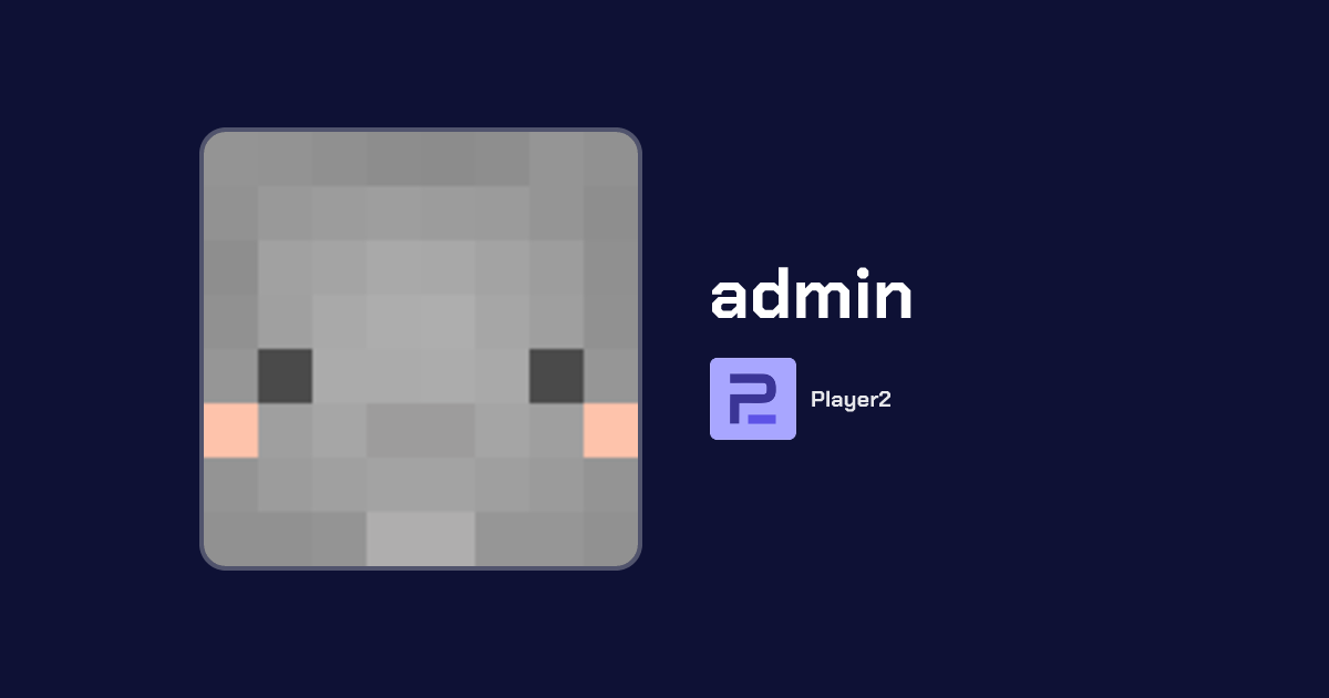 admin - AI Character | Player2